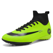 Load image into Gallery viewer, White Golden Men Football Boots High
